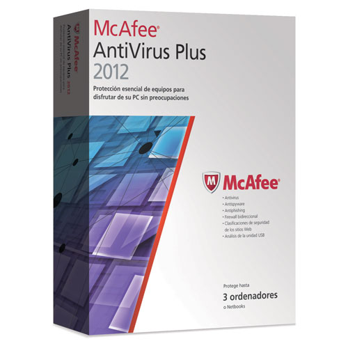 Antivirus Mcafee Antivirus Plus 2012 3 Usuarios